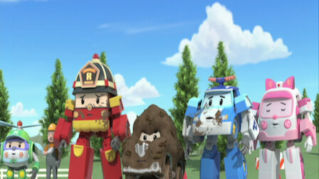 robocar poli mickey is angry